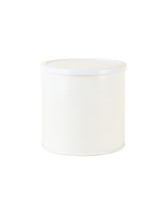 Dune Brook Storage Canister With Lid - White