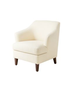 Mellery Upholstered Parsons Chair In Cream (synthetic illustration; no displayed measurements)