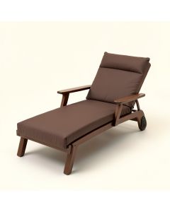 Chakotay Outdoor Reclining Chaise Lounge With Cushion (synthetic illustration; no displayed measurements)