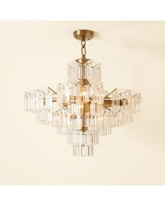 Elkins Unique Statement Tiered Chandelier (synthetic illustration; no displayed measurements)