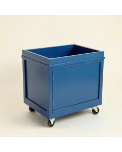 Summit Bridge Empty Rolling Workshop Cart - Blue (synthetic illustration; no displayed measurements)