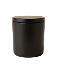 Meadow Bluff Storage Canister With Lid - Black