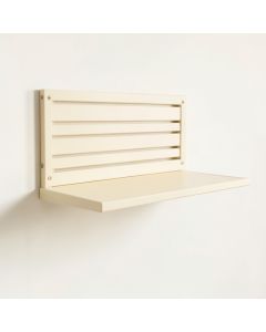 Rowan Bluff Wall-Mounted Entryway Organizer Shelf - Cream (synthetic illustration; no displayed measurements)