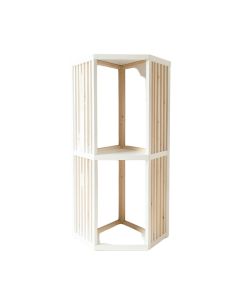 River Arc Narrow Cubby Tower - White