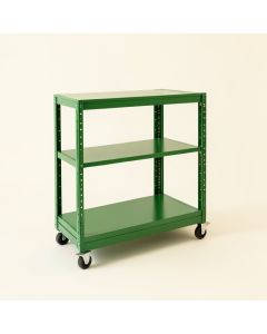 River Dell Empty Rolling Workshop Cart - Green (synthetic illustration; no displayed measurements)