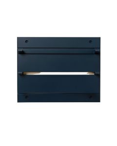 Ash Crest Empty Wall-Mounted Tool Organizer Panel - Navy (synthetic illustration; no displayed measurements)