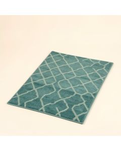 Briaca Geometric Teal Indoor/Outdoor Area Rug (synthetic illustration; no displayed measurements)
