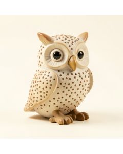 Helmville Debossed Dotted Owl (synthetic illustration; no displayed measurements)