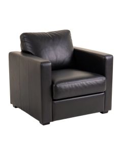 Stutes 64 '' Wide Faux Leather Square Arm Loveseat (synthetic illustration; no displayed measurements)