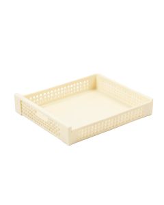 Glen Crest Empty Under-Desk Cable Tray - Cream