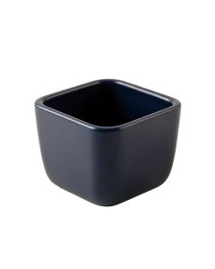 Stone Arc Empty Railing Planter With Integral Brackets - Navy