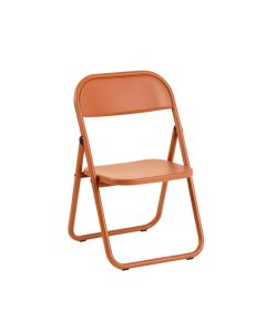 Fern Bridge Folding Outdoor Chair - Terracotta (synthetic illustration; no displayed measurements)
