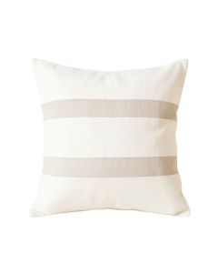 Reed Bend Filled Accent Pillow - White