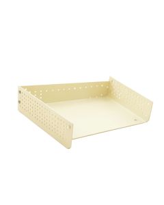 Rowan Field Empty Under-Desk Cable Tray - Ivory (synthetic illustration; no displayed measurements)