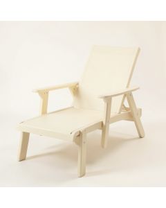 Bay Dell Outdoor Lounge Chair - Cream (synthetic illustration; no displayed measurements)