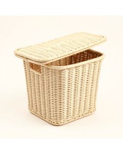 Oak Crest Laundry Hamper - Cream (synthetic illustration; no displayed measurements)