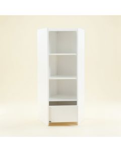 River Bluff Narrow Cubby Tower - White (synthetic illustration; no displayed measurements)