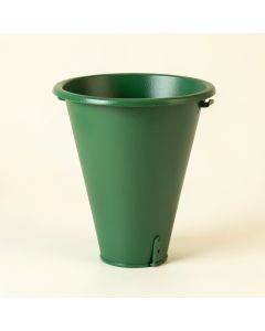 Reed Canyon Empty Railing Planter With Integral Brackets - Green (synthetic illustration; no displayed measurements)