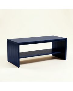 Clay Arc Coffee Table (synthetic illustration; no displayed measurements)