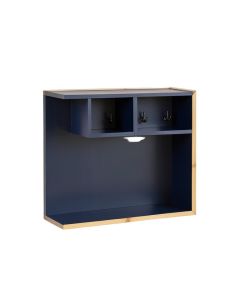 Alder Dell Wall-Mounted Entryway Organizer Shelf - Navy (synthetic illustration; no displayed measurements)