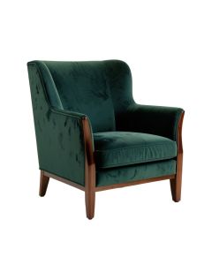 Dowland 26 '' Wide Velvet Wingback Chair