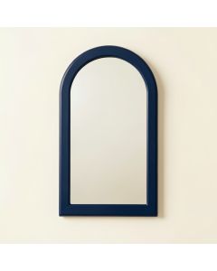 Olive Arc Framed Wall Mirror - Navy (synthetic illustration; no displayed measurements)