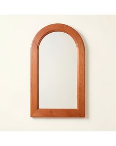 Clay Crest Framed Wall Mirror - Terracotta (synthetic illustration; no displayed measurements)