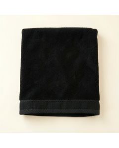 Moss Dale Bath Towel - Black (synthetic illustration; no displayed measurements)