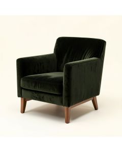 Weitzman 30.3 '' Wide Velvet Armchair (synthetic illustration; no displayed measurements)