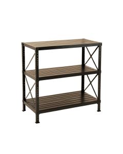 Sage Bluff Empty Seed-Starting Shelving Unit Without Lights - Black