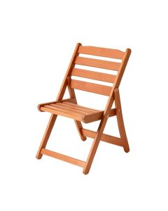 Wren Bridge Folding Outdoor Chair - Terracotta (synthetic illustration; no displayed measurements)