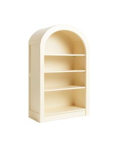 Olive Brook Freestanding Bookcase - Cream (synthetic illustration; no displayed measurements)