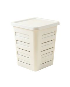 Harbor Branch Closed Garden Compost Bin - White