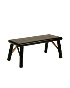 Maple Brook Indoor Bench - Black (synthetic illustration; no displayed measurements)