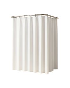 Escarpita Mildew Resist Plastic Solid Shower Curtain Liner