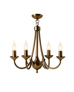 Liebert Candle Style Wagon Wheel Chandelier (synthetic illustration; no displayed measurements)