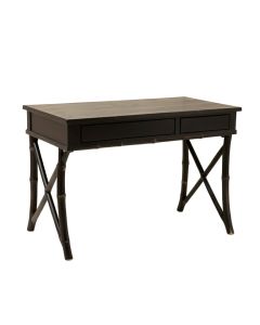 River Arc Writing Desk - Black (synthetic illustration; no displayed measurements)