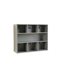 River Dale Wall-Mounted Entryway Organizer Shelf - Gray (synthetic illustration; no displayed measurements)