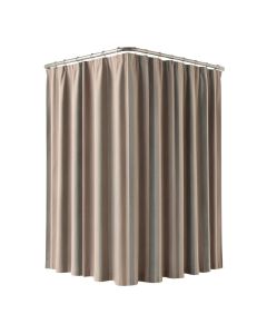 Campanella 100 % Cotton Striped Single Shower Curtain
