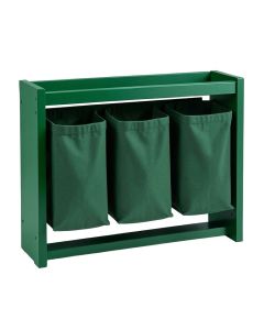 River Dale Laundry Sorting Station With Plain Removable Bags - Green