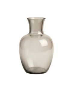 Sage Arc Empty Decorative Vase - Gray