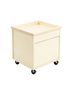 Field Crossing Empty Rolling Workshop Cart - Cream (synthetic illustration; no displayed measurements)