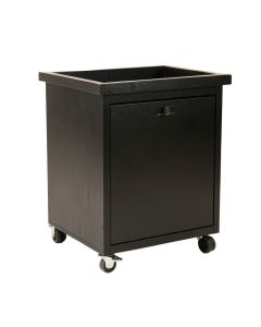Moss Dale Empty Rolling Workshop Cart - Black