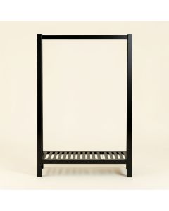 Sage Bend Empty Garment Rack - Black (synthetic illustration; no displayed measurements)