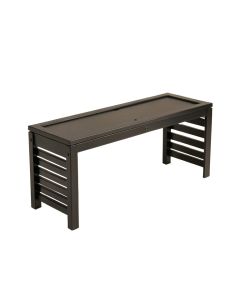 Moss Crossing Narrow Outdoor Storage Bench - Black (synthetic illustration; no displayed measurements)