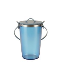 Birch Branch Storage Canister With Lid - Blue