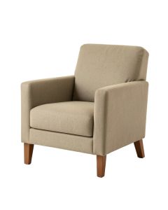 Leonide 44 '' Wide Polyester Armchair (synthetic illustration; no displayed measurements)