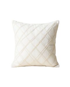 Dune Crest Filled Accent Pillow - White