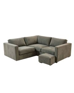 Ohan 112 '' Wide Microfiber/Microsuede Right Hand Facing Modular Corner Sectional