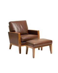 Wojtala Armchair And Ottoman (synthetic illustration; no displayed measurements)